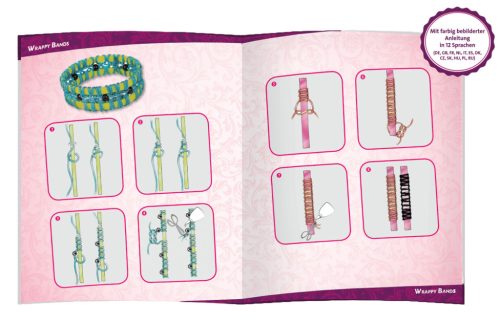 Színpompás karkötőkészítő szett (42652)