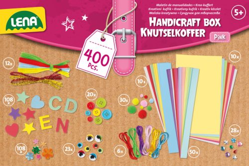 Kézműves, rózsaszín, 400 db doboz (42714)