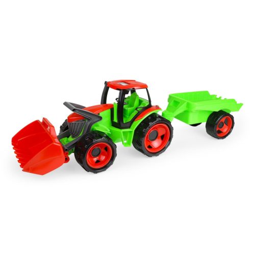 Óriás Traktor Markolóval És Utánfutóval 107cm (02136)