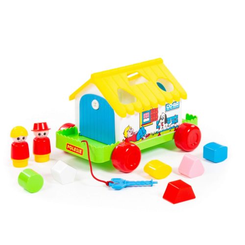 Kerekeken guruló Fejlesztő házikó (6202)