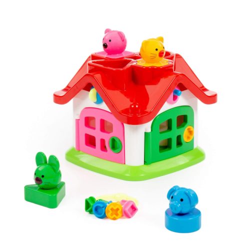 Állatos készségfejlesztő ház (9159)