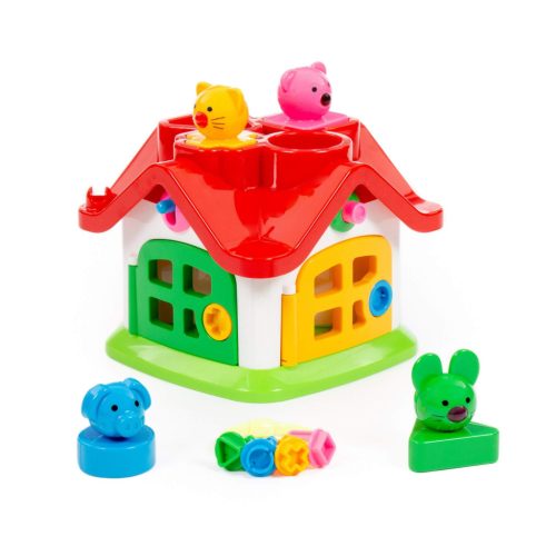 Állatos készségfejlesztő ház (9159)