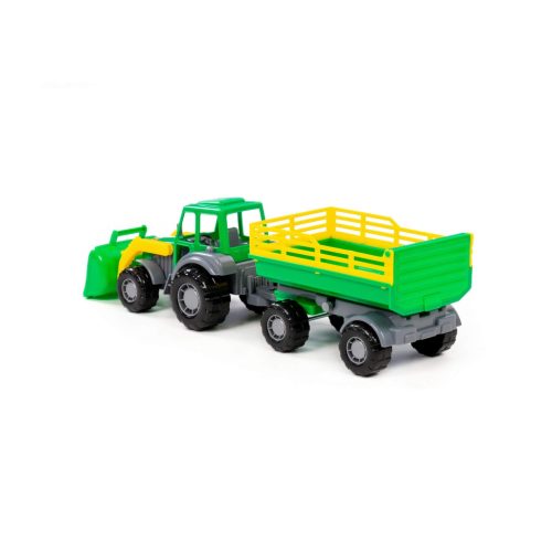 Master homlokrakodós traktor billenthető pótkocsival 50cm (35288)