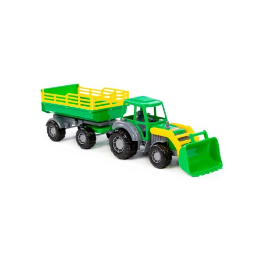 Master homlokrakodós traktor billenthető pótkocsival 50cm (35288)