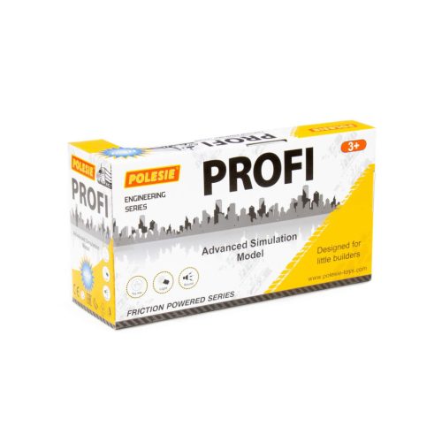 Profi konténeres teherautó villogóval és szirénával (86266)