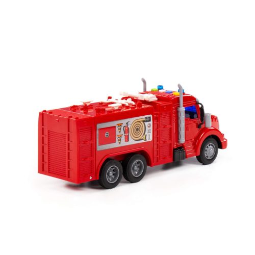 Profi lendkerekes tűzoltóautó villogóval és szirénával (86518)