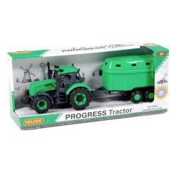   PROGRESS lendkerekes állattenyésztő traktor, zöld (91482)