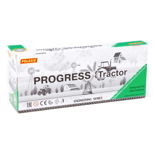 PROGRESS lendkerekes állattenyésztő traktor, zöld (91482)