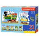Vonatos számolós Puzzle (E-135)