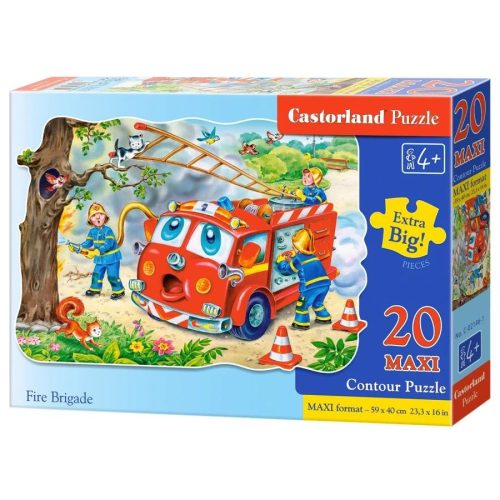 Tűzoltóság - 20 Maxi Contour Puzzle (C-02146-1)