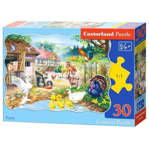 Farm - 30 Contour Puzzle (B-03310-1)