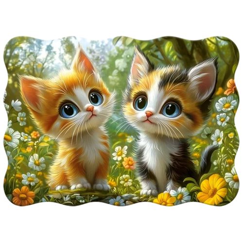 Aranyos kiscicák - 30 Contour Puzzle (B-03884-1)