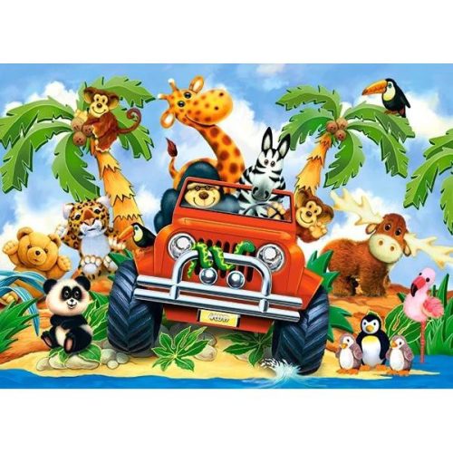 Softies on Safari - 60 darabos Puzzle (B-06793-1)
