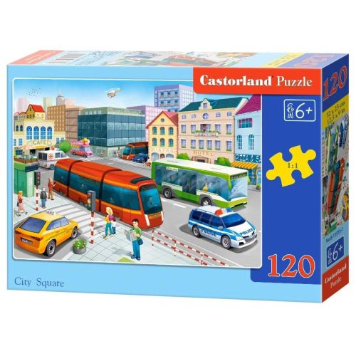 Városi tér - 120 darabos Puzzle (B-13555-1)