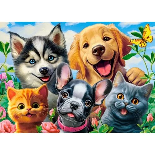 Kiskedvenc szelfi - 120 darabos Puzzle (B-13609-1)
