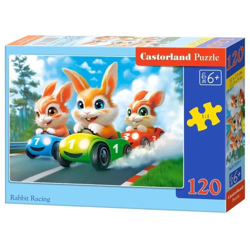 Nyúlverseny - 120 darabos Puzzle (B-13630-1)