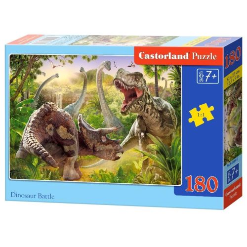 Dinoszaurusz csata - 180 darabos Puzzle (B-018413)