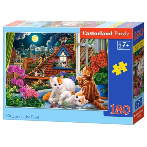 Cicák a tetőn - 180 darabos Puzzle (B-018499)