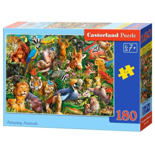 Csodálatos állatok - 180 darabos Puzzle (B-018512)