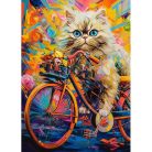 Kitten's Floral Ride - 180 darabos Puzzle (B-018529)