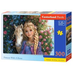   A lóval rendelkező hercegnő - 300 darabos Puzzle (B-030613)
