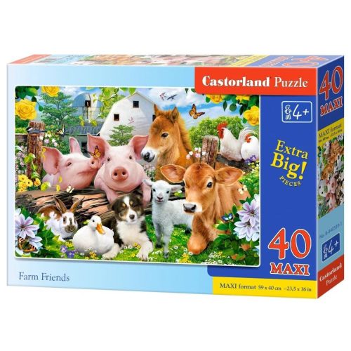 Farm barátok - 40 Maxi Puzzle (B-040339-1)