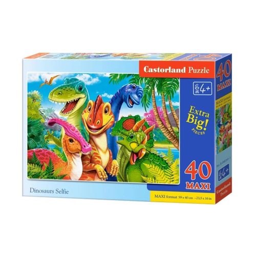 Dinoszauruszok Selfie - 40 Maxi Puzzle (B-040391-1)