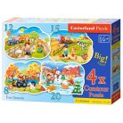 Négy évszak - 4x (8,12,15,20) Puzzle (B-043019)