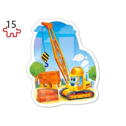 Munkagépek - 4x (8,12,15,20) Puzzle (B-043040)