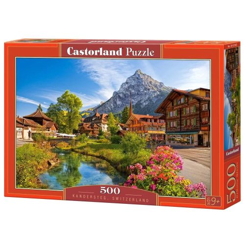 Kandersteg, Svájc - 500 darabos Puzzle (B-52363)