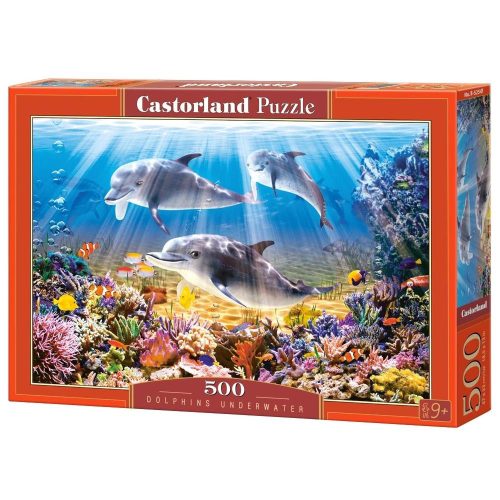 Delfinek a víz alatt - 500 darabos Puzzle (B-52547)