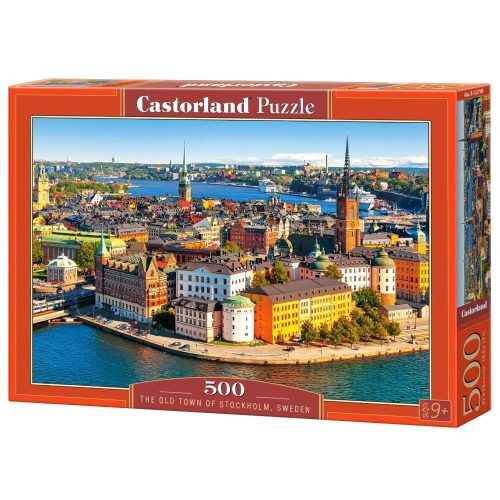 Stockholm óvárosa, Svédország - 500 darabos Puzzle (B-52790)