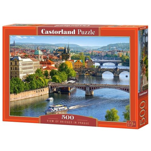 A prágai hidak látványa - 500 darabos Puzzle (B-53087)