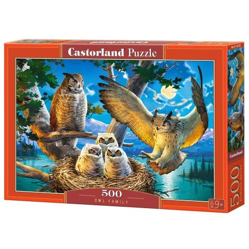 Bagoly család - 500 darabos Puzzle (B-53322)