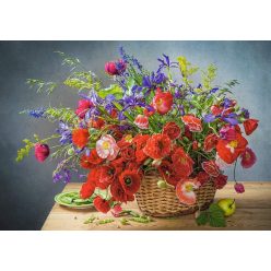 Pipacs csokor - 500 darabos Puzzle (B-53506)
