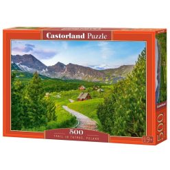   Tátrai túraútvonal, Lengyelország - 500 darabos Puzzle (B-53582)