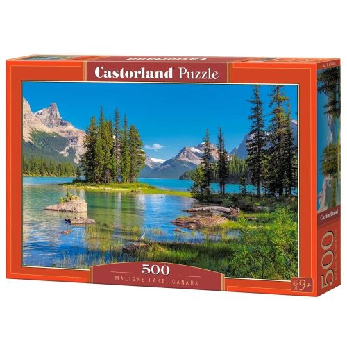 Maligne Lake, Kanada - 500 darabos Puzzle (B-53803)