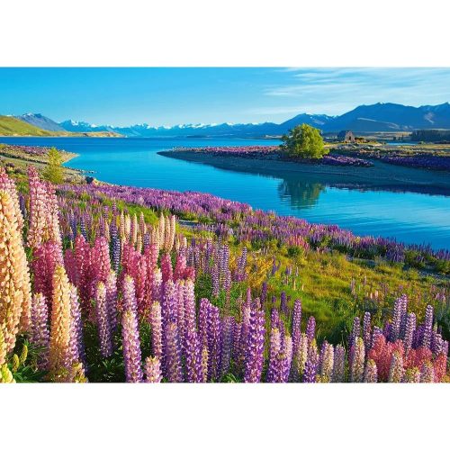 Lake Tekapo, Új-Zéland - 500 darabos Puzzle (B-53896)