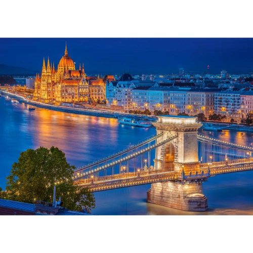 Budapest éjjel - 500 darabos Puzzle (B-53940)