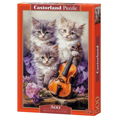 Musical cicák - 500 darabos Puzzle (B-53988)