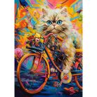 Kitten's Floral Ride - 500 darabos Puzzle (B-54015)