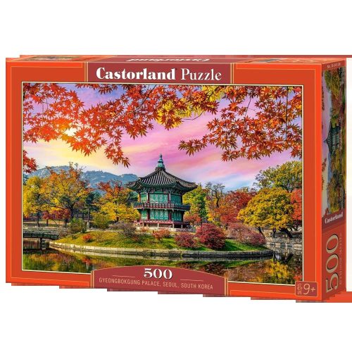 A Gyeongbokgung palota – Szöul, Dél-Korea - 500 darabos Puzzle (B-54138)