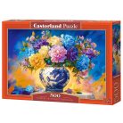Virágok kínai porcelánon - 500 darabos Puzzle (B-54169)