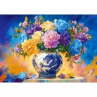 Virágok kínai porcelánon - 500 darabos Puzzle (B-54169)