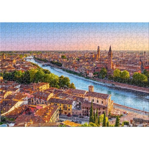 Verona, Olaszország - 500 darabos Puzzle (B-54299)