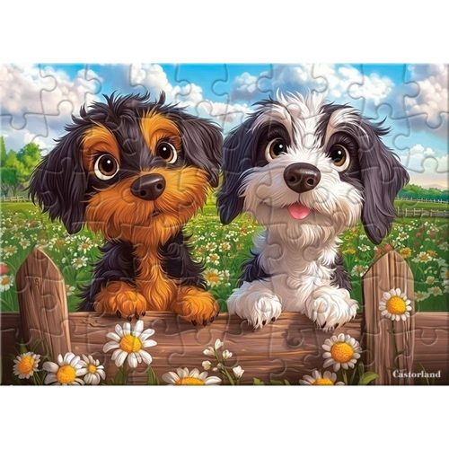 Boldog tacskók - 60 darabos Puzzle (B-066353)