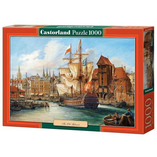 A régi Gdansk másolata - 1000 darabos Puzzle (C-102914-2)