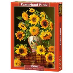   Napraforgó egy páva vázában - 1000 darabos Puzzle (C-103843-2)