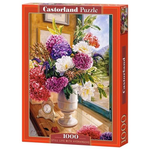 Csendélet hortenziával - 1000 darabos Puzzle (C-104444-2)