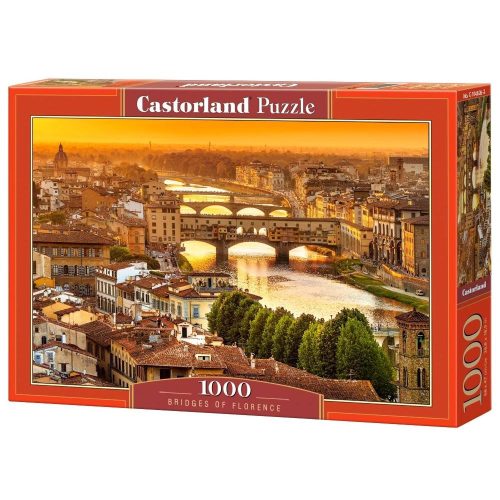 Firenze hídjai - 1000 darabos Puzzle (C-104826-2)